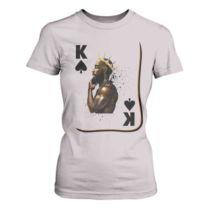 King Of Spades Black Man T Shirt For Women African American Men Pride TS12 Ice Gray Print Your Wear
