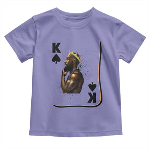 King Of Spades Black Man Toddler T Shirt African American Men Pride TS12 Violet Print Your Wear