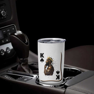 King Of Spades Black Man Tumbler Cup African American Men Pride TS12 Print Your Wear