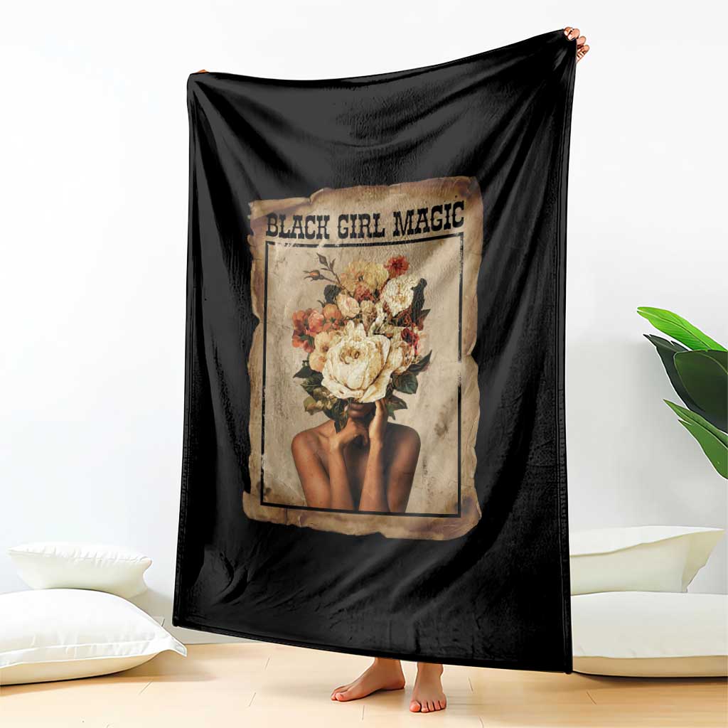 Black Girl Magic Throw Blanket Feminist Black Women In History TS12 Print Your Wear