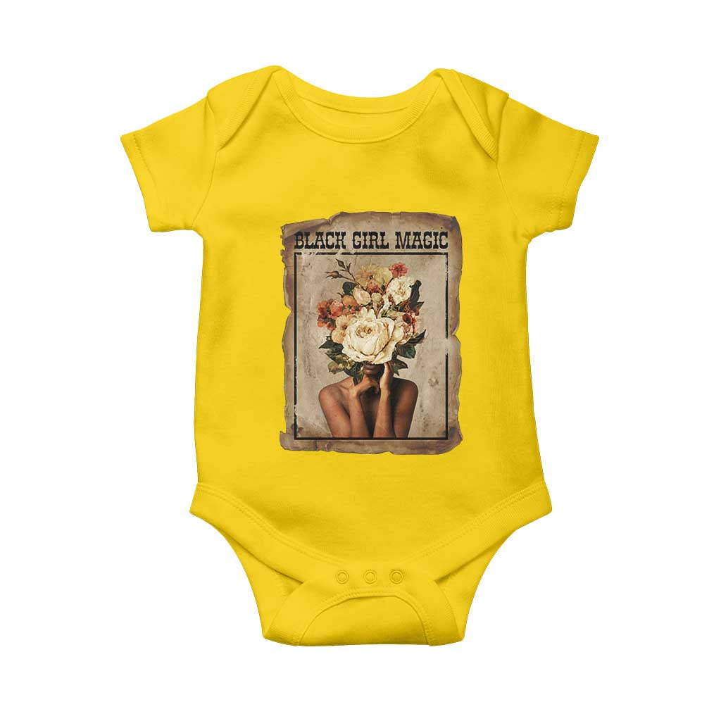 Black Girl Magic Baby Onesie Feminist Black Women In History TS12 Daisy Print Your Wear