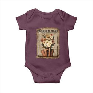 Black Girl Magic Baby Onesie Feminist Black Women In History TS12 Maroon Print Your Wear