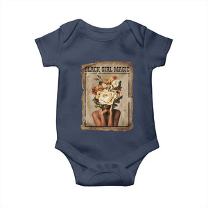 Black Girl Magic Baby Onesie Feminist Black Women In History TS12 Navy Print Your Wear