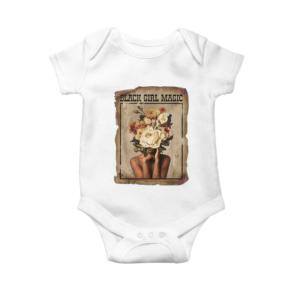 Black Girl Magic Baby Onesie Feminist Black Women In History TS12 White Print Your Wear