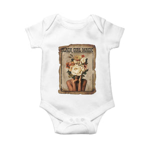 Black Girl Magic Baby Onesie Feminist Black Women In History TS12 White Print Your Wear