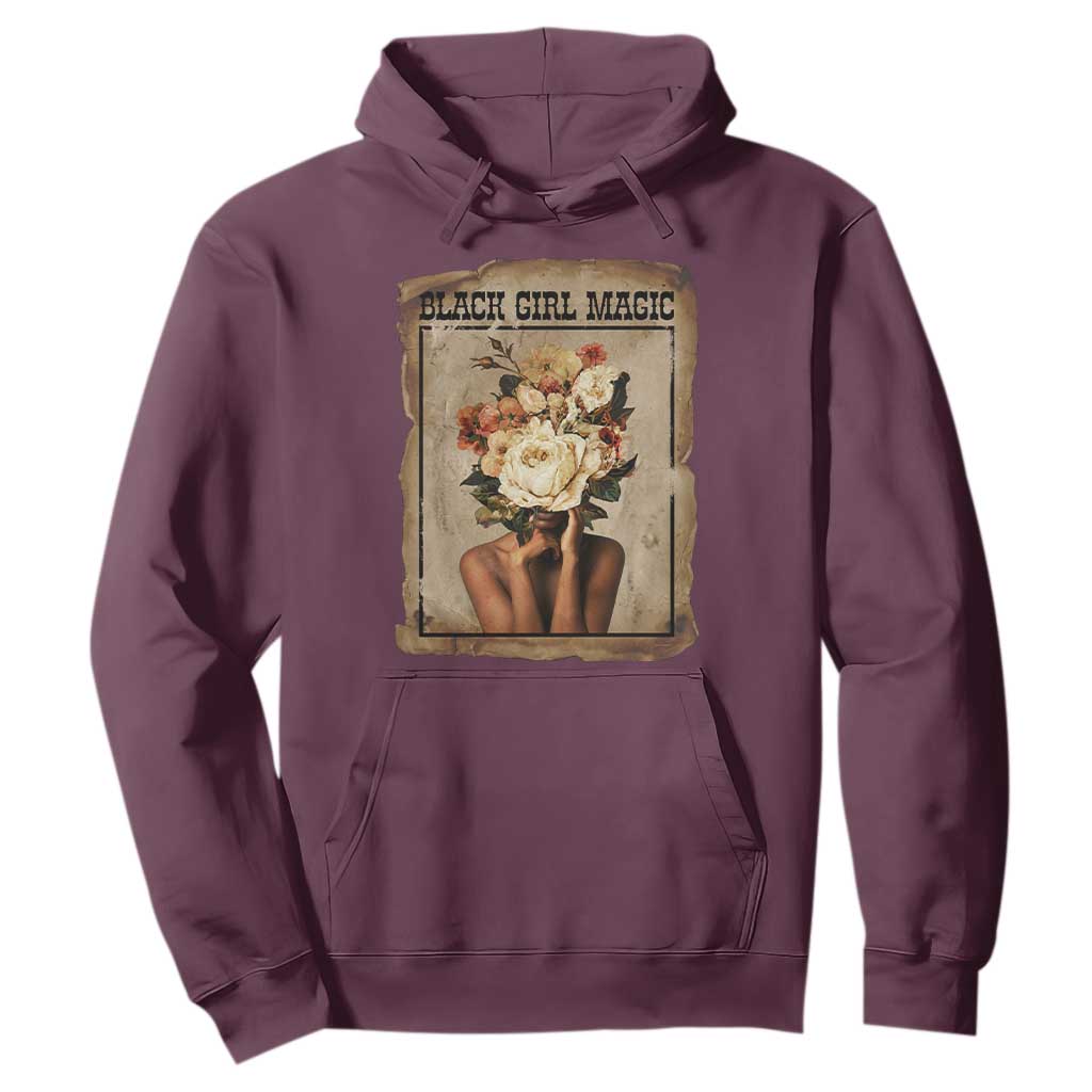 Black Girl Magic Hoodie Feminist Black Women In History TS12 Maroon Print Your Wear