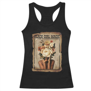 Black Girl Magic Racerback Tank Top Feminist Black Women In History TS12 Black Print Your Wear