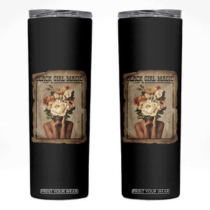 Black Girl Magic Skinny Tumbler Feminist Black Women In History TS12 Black Print Your Wear