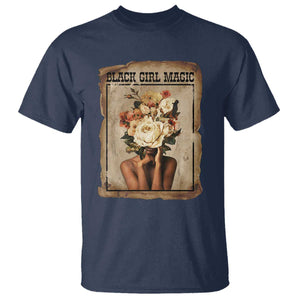 Black Girl Magic T Shirt Feminist Black Women In History TS12 Navy Print Your Wear