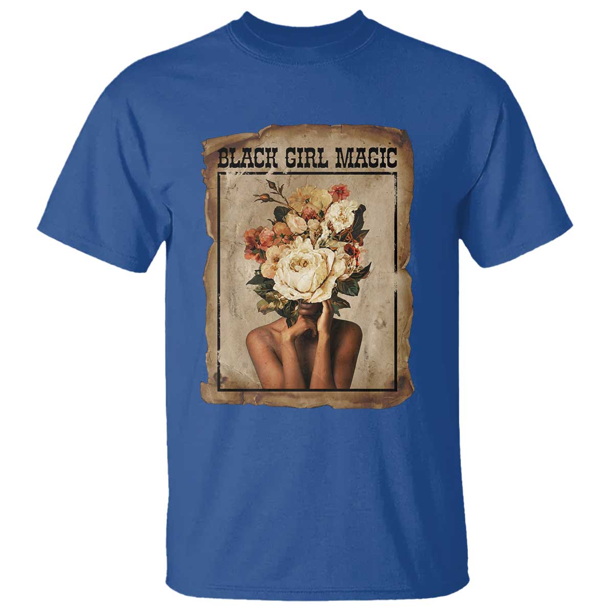 Black Girl Magic T Shirt Feminist Black Women In History TS12 Royal Blue Print Your Wear