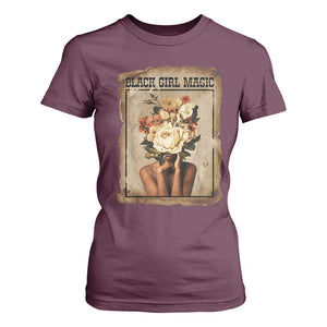 Black Girl Magic T Shirt For Women Feminist Black Women In History TS12 Maroon Print Your Wear