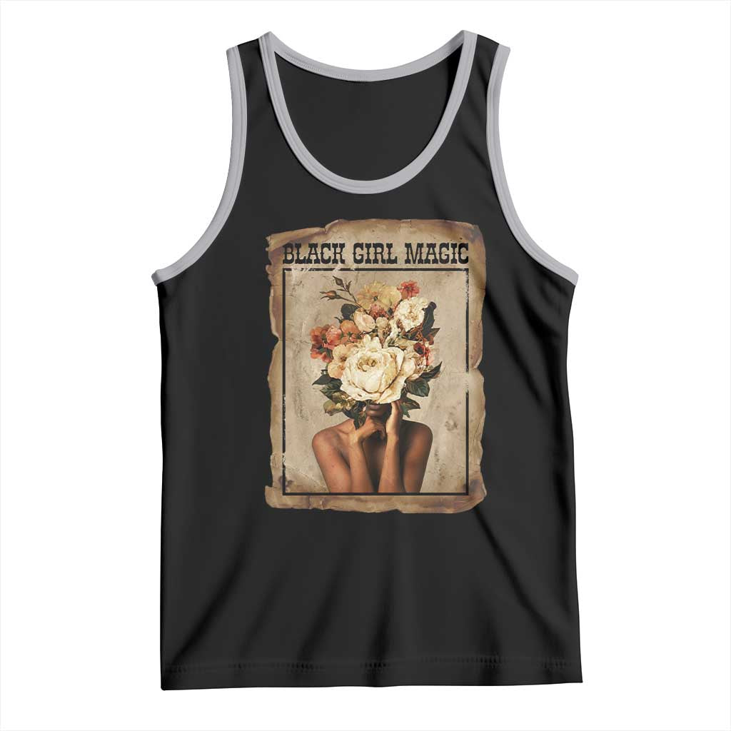 Black Girl Magic Tank Top Feminist Black Women In History TS12 Black Athletic Heather Print Your Wear