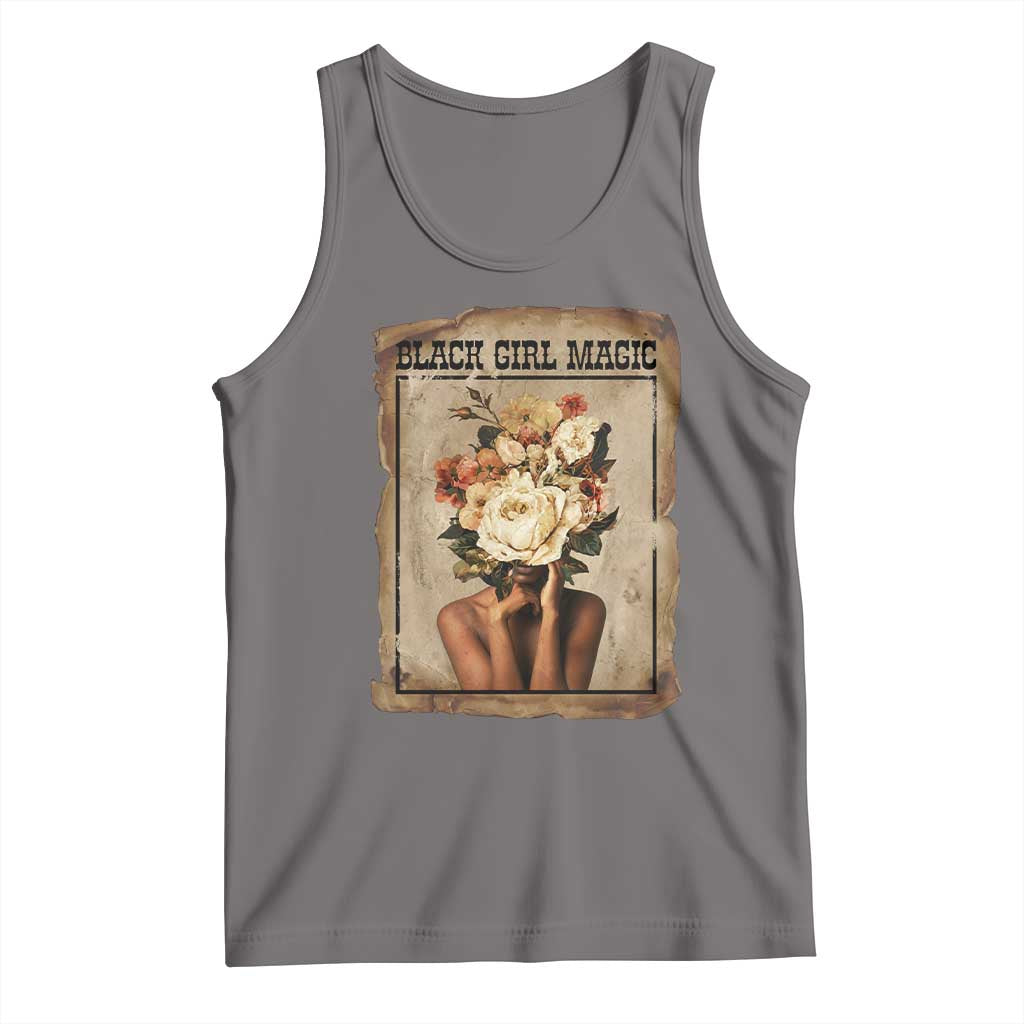 Black Girl Magic Tank Top Feminist Black Women In History TS12 Deep Heather Print Your Wear