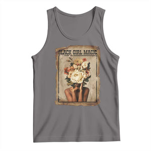 Black Girl Magic Tank Top Feminist Black Women In History TS12 Deep Heather Print Your Wear