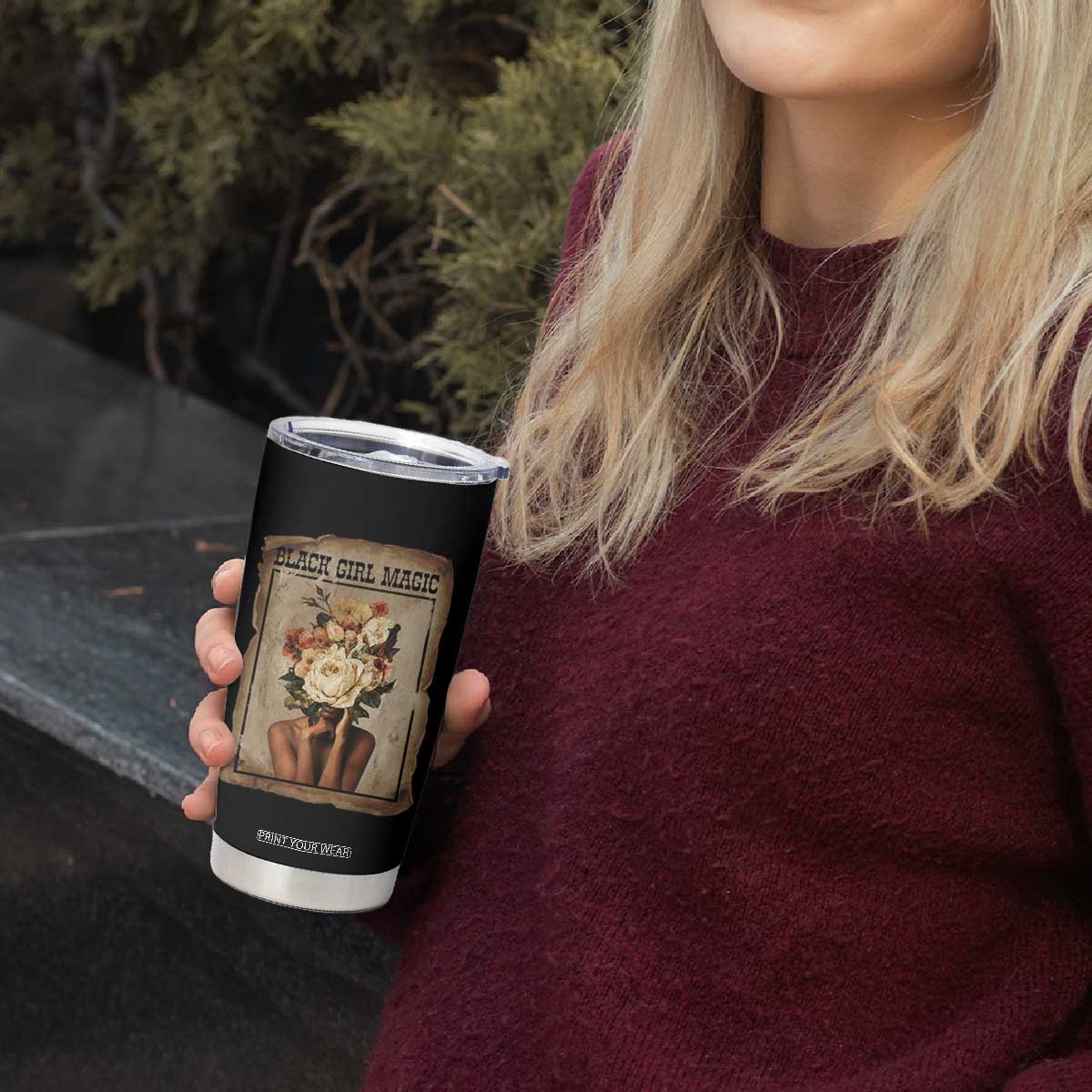 Black Girl Magic Tumbler Cup Feminist Black Women In History TS12 Print Your Wear