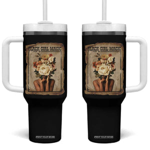 Black Girl Magic Tumbler With Handle Feminist Black Women In History TS12 One Size: 40 oz Black Print Your Wear