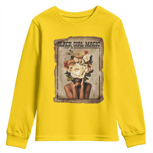 Black Girl Magic Youth Sweatshirt Feminist Black Women In History TS12 Daisy Print Your Wear