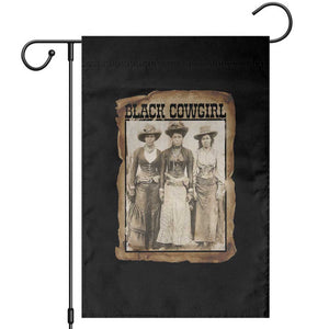 Black Cowgirl Pride Garden Flag Western Black History Month Gift TS12 Black Print Your Wear