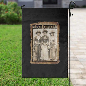 Black Cowgirl Pride Garden Flag Western Black History Month Gift TS12 Print Your Wear