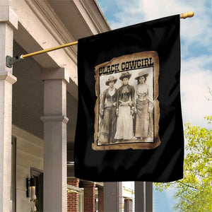 Black Cowgirl Pride Garden Flag Western Black History Month Gift TS12 Print Your Wear