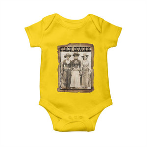 Black Cowgirl Pride Baby Onesie Western Black History Month Gift TS12 Daisy Print Your Wear