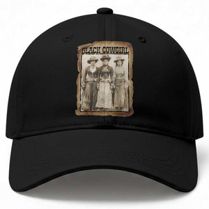 Black Cowgirl Pride Baseball Cap Western Black History Month Gift TS12 Print Your Wear