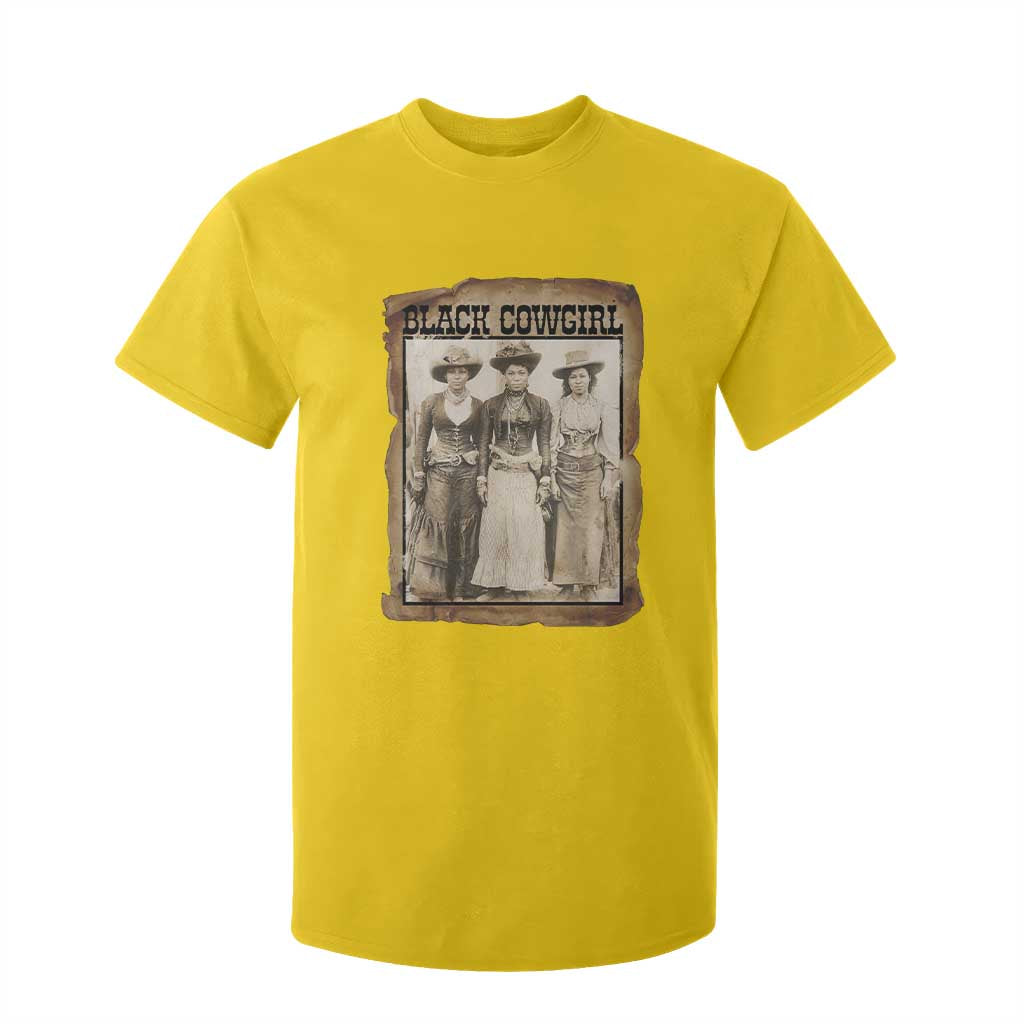 Black Cowgirl Pride T Shirt For Kid Western Black History Month Gift TS12 Daisy Print Your Wear