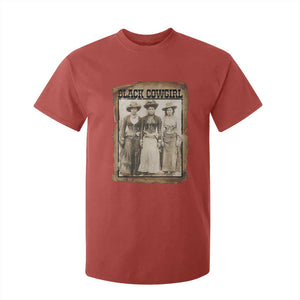 Black Cowgirl Pride T Shirt For Kid Western Black History Month Gift TS12 Red Print Your Wear