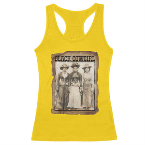 Black Cowgirl Pride Racerback Tank Top Western Black History Month Gift TS12 Daisy Print Your Wear