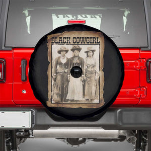 Black Cowgirl Pride Spare Tire Cover Western Black History Month Gift TS12 Black Print Your Wear