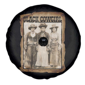 Black Cowgirl Pride Spare Tire Cover Western Black History Month Gift TS12 Print Your Wear