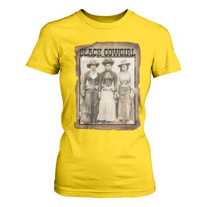 Black Cowgirl Pride T Shirt For Women Western Black History Month Gift TS12 Daisy Print Your Wear