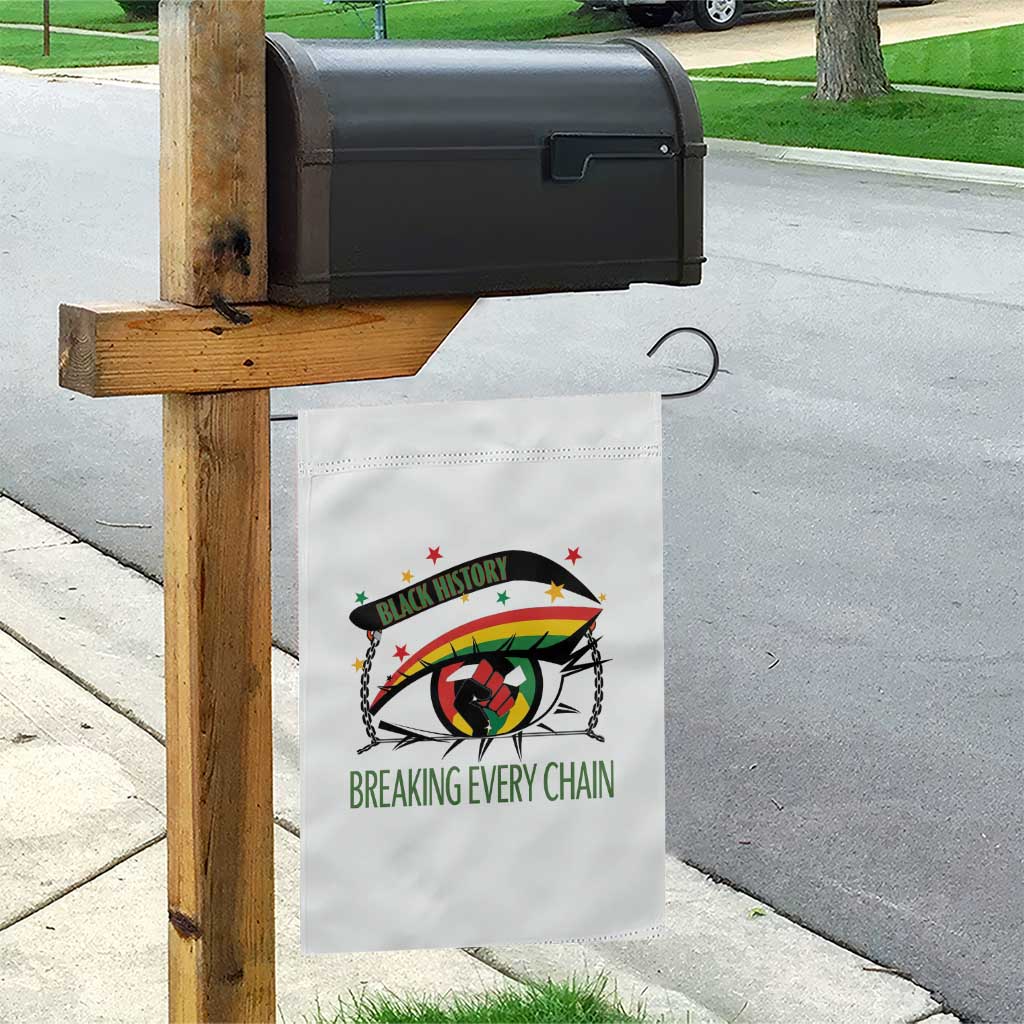 Breaking Every Chain Garden Flag Black History Month Freedom Gift TS12 Print Your Wear