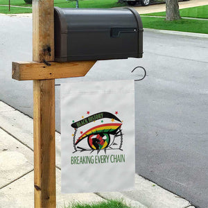 Breaking Every Chain Garden Flag Black History Month Freedom Gift TS12 Print Your Wear