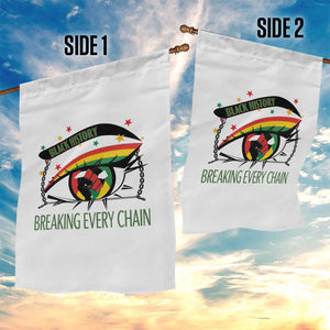 Breaking Every Chain Garden Flag Black History Month Freedom Gift TS12 Print Your Wear