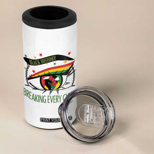 Breaking Every Chain 4 in 1 Can Cooler Tumbler Black History Month Freedom Gift TS12 Print Your Wear