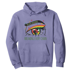 Breaking Every Chain Hoodie Black History Month Freedom Gift TS12 Violet Print Your Wear