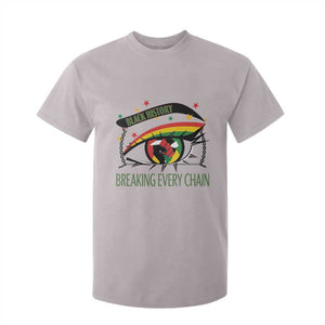 Breaking Every Chain T Shirt For Kid Black History Month Freedom Gift TS12 Ice Gray Print Your Wear