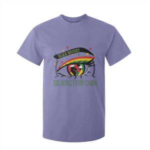 Breaking Every Chain T Shirt For Kid Black History Month Freedom Gift TS12 Violet Print Your Wear