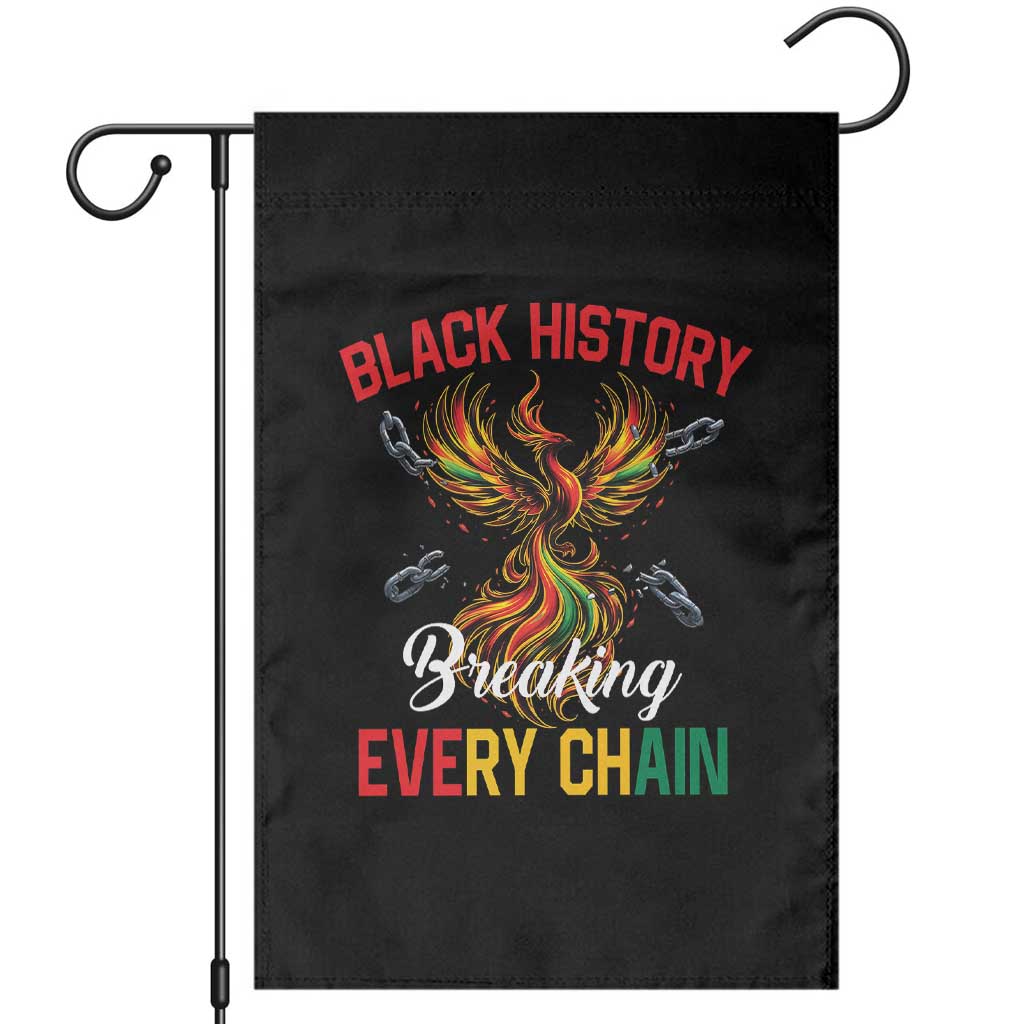 Phoenix Rising Breaking Every Chain Garden Flag Black History Month Freedom Gift TS12 Black Print Your Wear