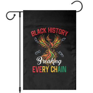 Phoenix Rising Breaking Every Chain Garden Flag Black History Month Freedom Gift TS12 Black Print Your Wear