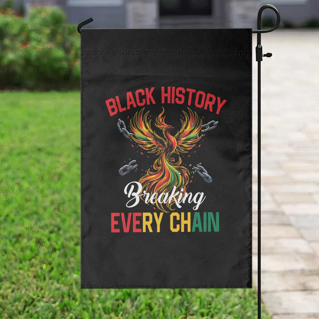 Phoenix Rising Breaking Every Chain Garden Flag Black History Month Freedom Gift TS12 Print Your Wear