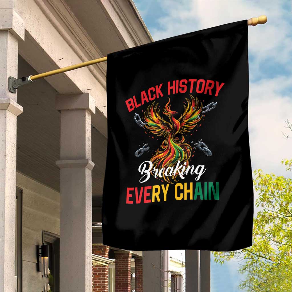 Phoenix Rising Breaking Every Chain Garden Flag Black History Month Freedom Gift TS12 Print Your Wear