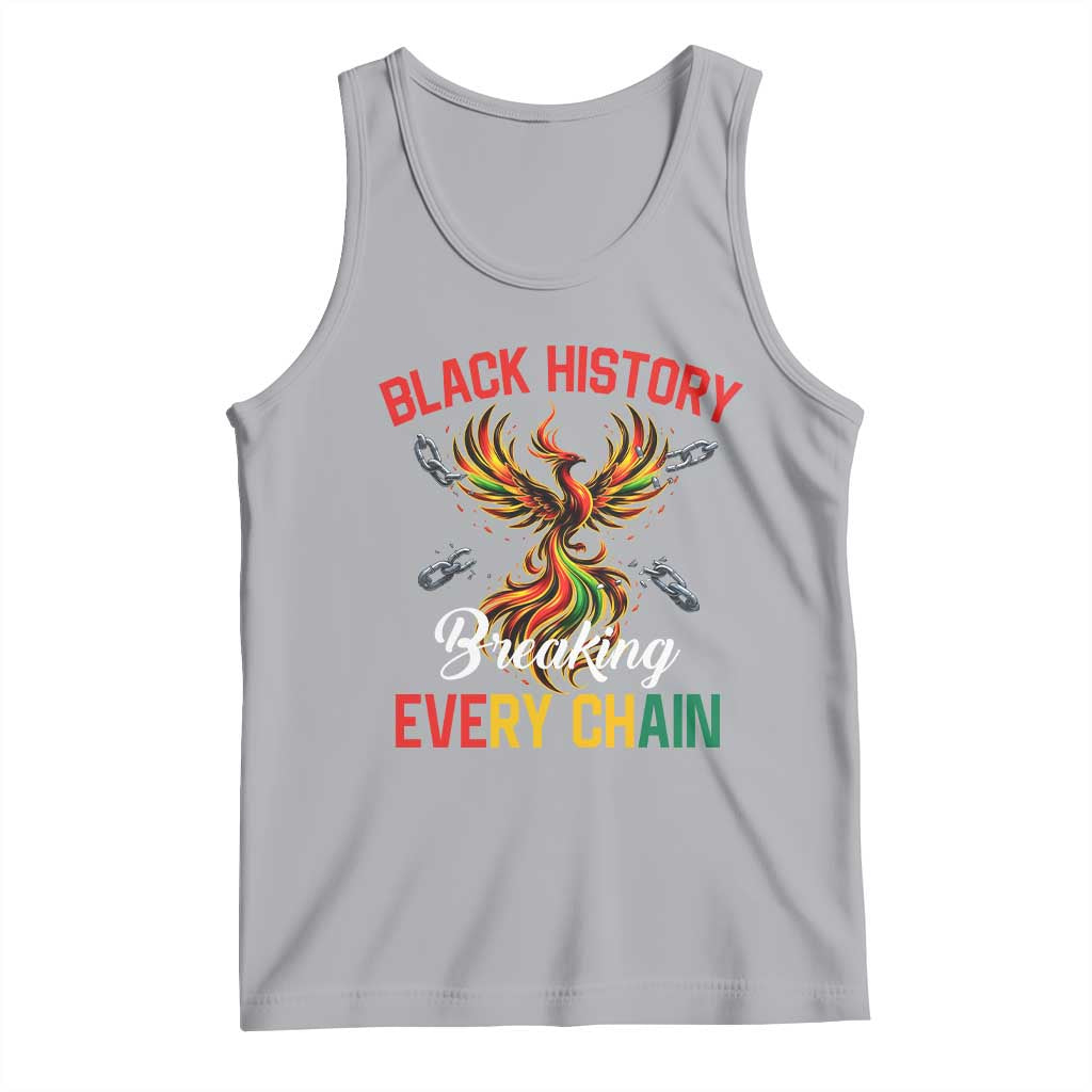 Phoenix Rising Breaking Every Chain Tank Top Black History Month Freedom Gift TS12 Athletic Heather Print Your Wear