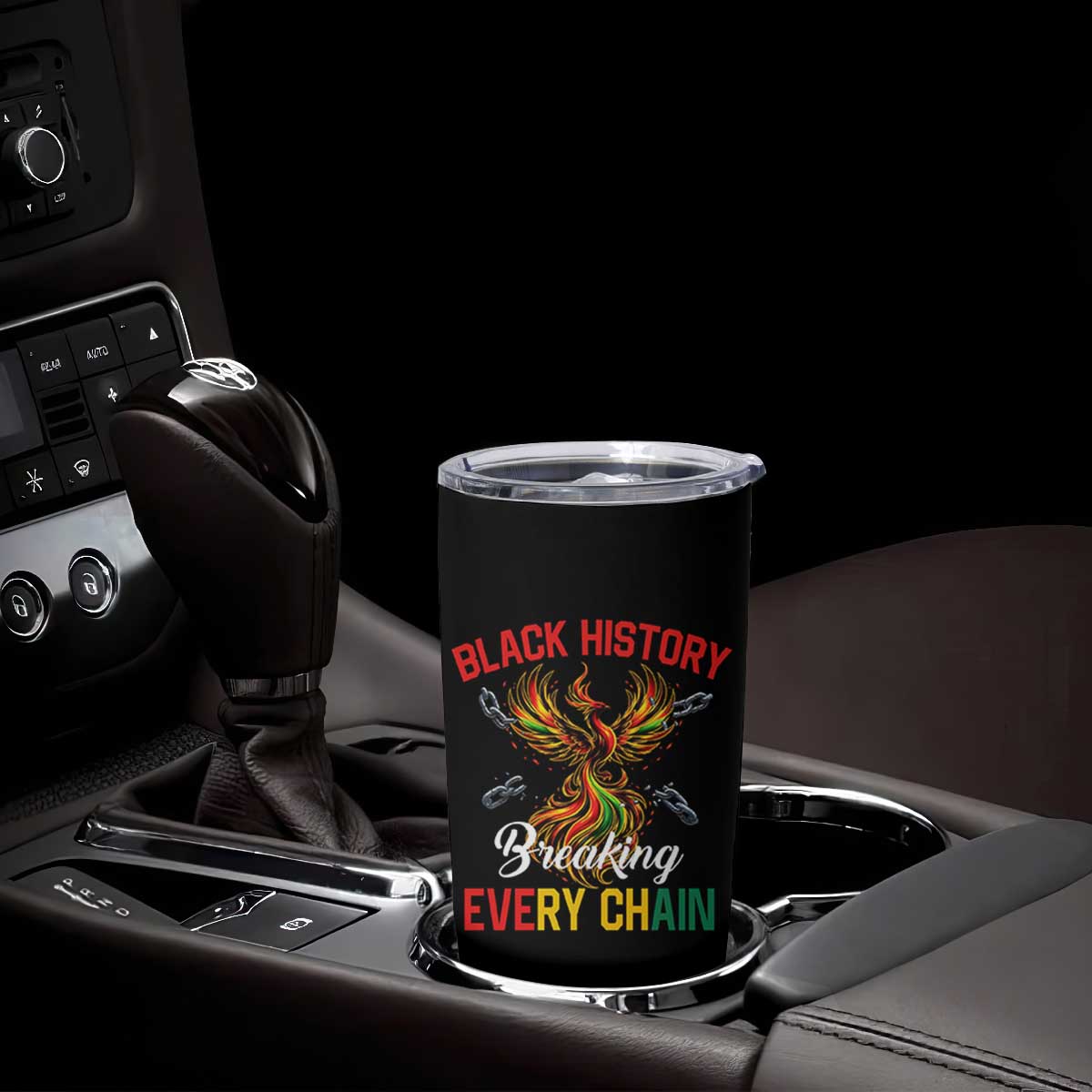Phoenix Rising Breaking Every Chain Tumbler Cup Black History Month Freedom Gift TS12 Print Your Wear