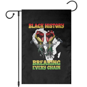 African American Civil Rights Gift Garden Flag Breaking Every Chain TS12 Black Print Your Wear