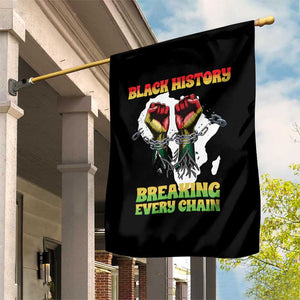 African American Civil Rights Gift Garden Flag Breaking Every Chain TS12 Print Your Wear