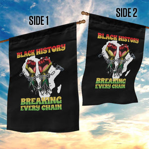 African American Civil Rights Gift Garden Flag Breaking Every Chain TS12 Print Your Wear