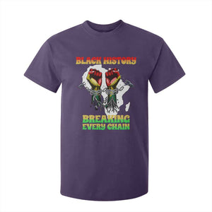 African American Civil Rights Gift T Shirt For Kid Breaking Every Chain TS12 Purple Print Your Wear