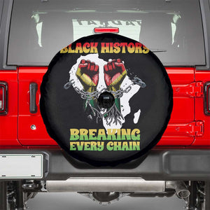 African American Civil Rights Gift Spare Tire Cover Breaking Every Chain TS12 Black Print Your Wear